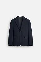 TEXTURED SUIT BLAZER