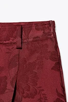 JUPE-PANTALON CROISÉE EN JACQUARD