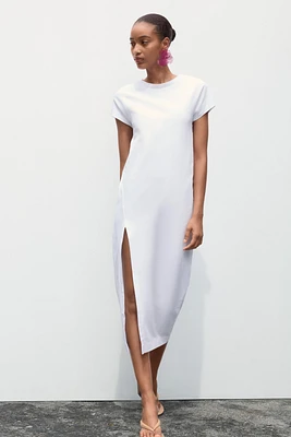 ROBE MI-LONGUE DÉLAVÉE