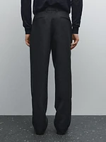 Lightweight 100% linen trousers