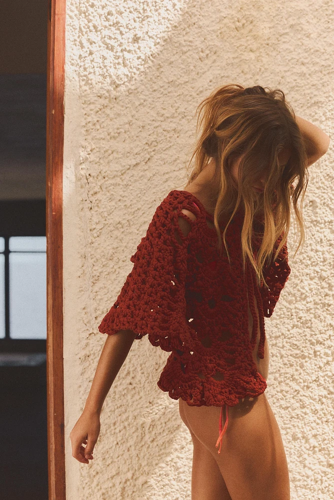 GILET EN CROCHET