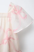 ROBE LACETS BRODÉS