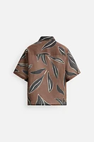 LEAF PRINT SHIRT