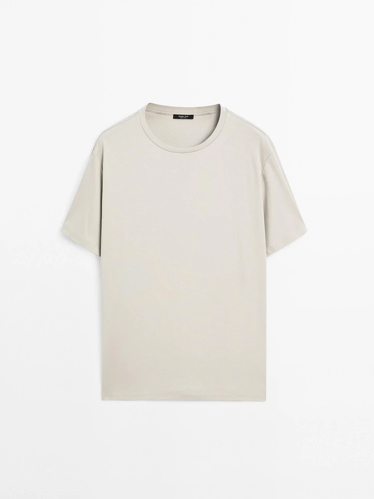 T-shirt en coton mélangé