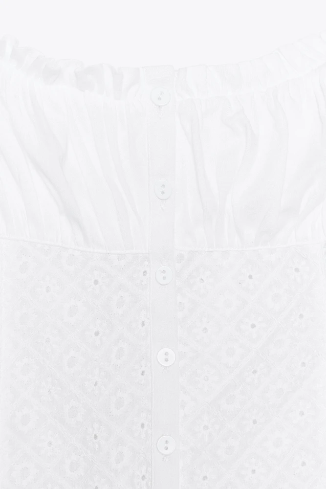 EMBROIDERED TOP