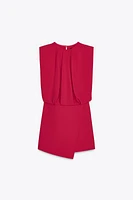 SLEEVELESS SHORT JUMPSUIT