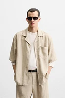CHEMISE OVERSIZE FIT LIN - VISCOSE