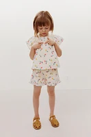 EMBROIDERED FLORAL TOP