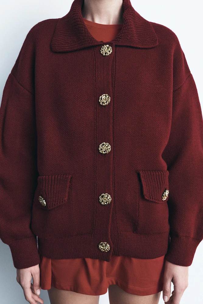OVERSIZED KNIT JACKET