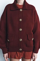 OVERSIZED KNIT JACKET