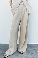PLEATED PANTS ZW COLLECTION