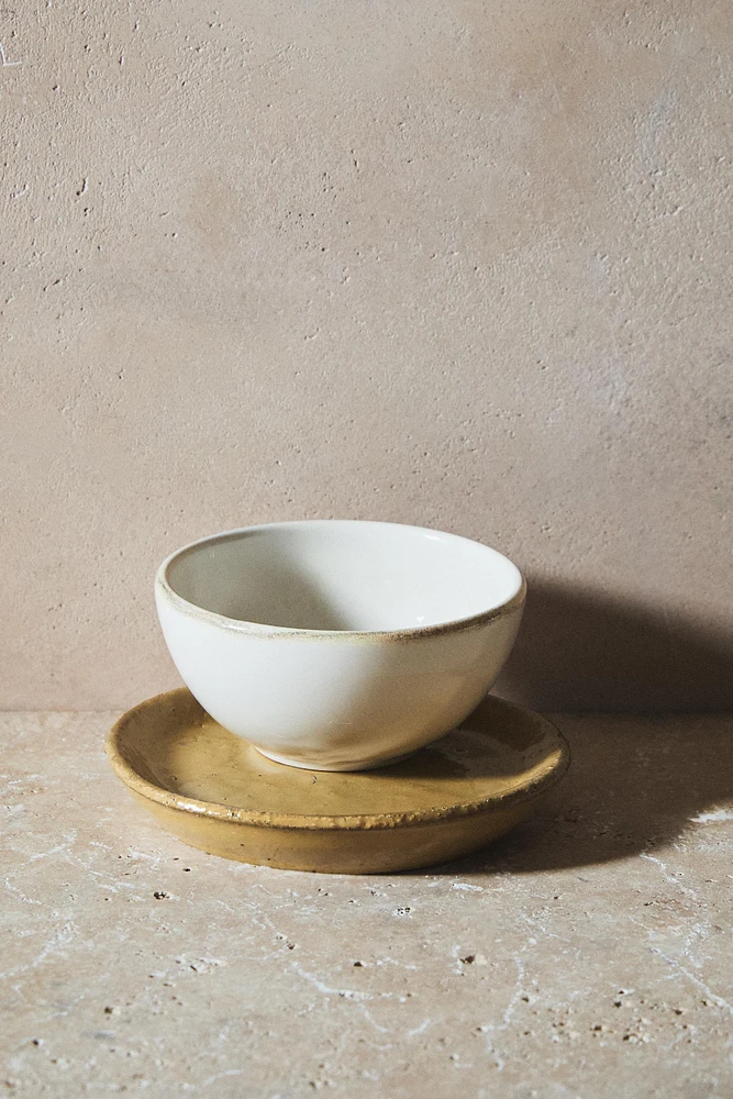 ECRU STONEWARE MINI BOWL