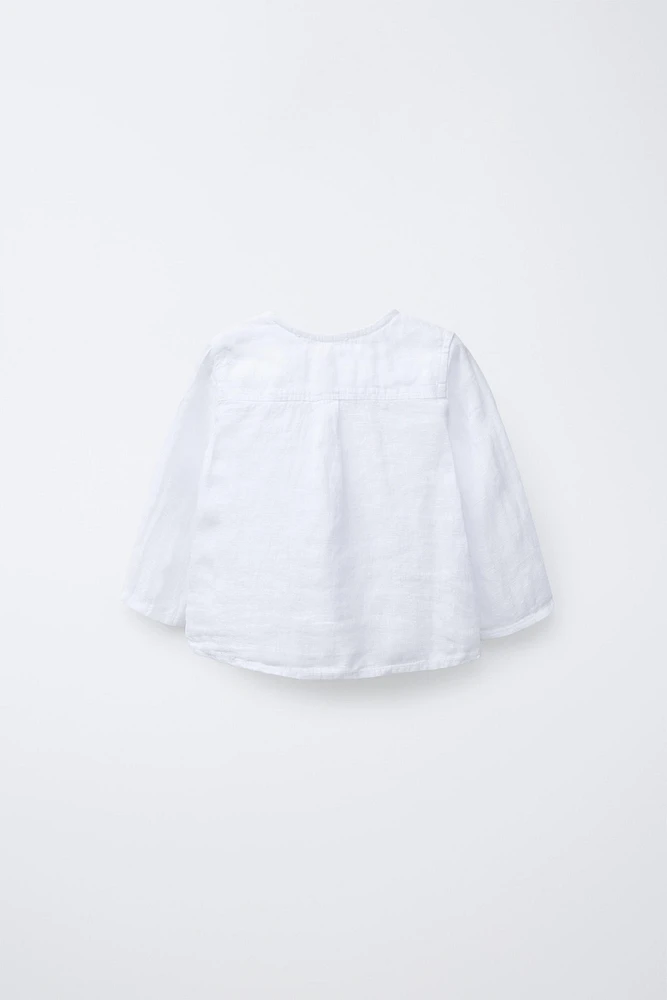 PLAIN LINEN SHIRT