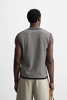 RELAXED FIT KNIT TANK TOP