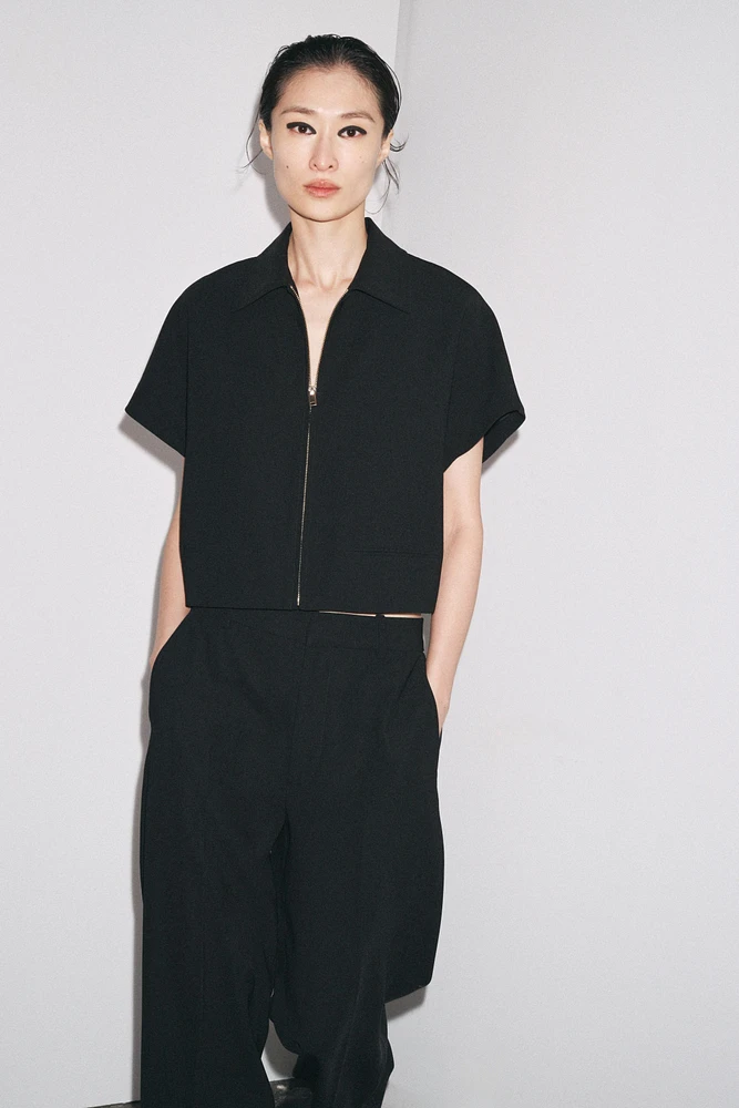 ZW COLLECTION CROPPED JACKET