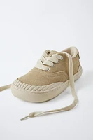 ZARA TIMELESS - TENNIS EN CUIR