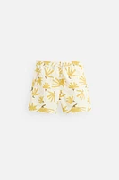 MAILLOT DE BAIN LONG À IMPRIMÉ FLORAL