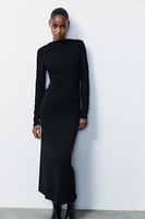 ROBE DRAPÉE À DOS NU