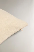 HOUSSE DE COUSSIN UNIE LIN