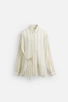 FLOWY BOW SHIRT