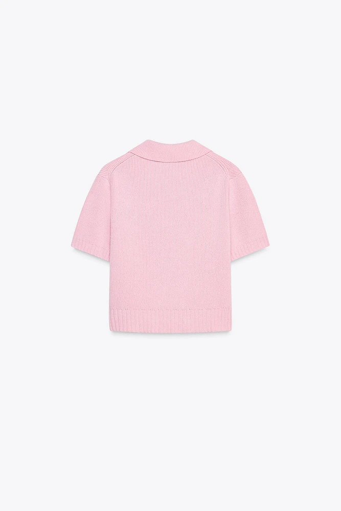 KNIT TOP WITH BOWS