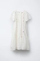 BEADED FLORAL DRESS