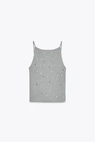 JEWEL OPEN BACK TOP