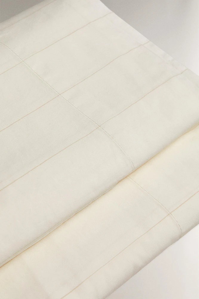 DRAP DE DESSUS RAYURES