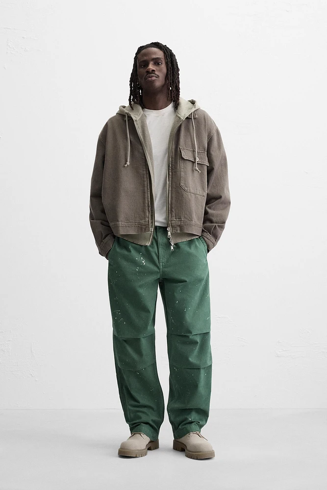 WASHED BOXY FIT JACKET