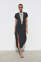 WASHED MIDI DRESS