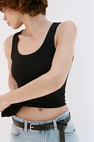 STRAPPY RIB TOP