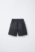 POPLIN CARGO SHORTS