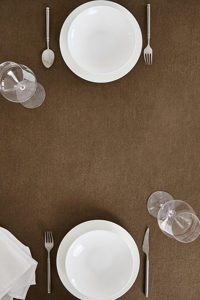 THICK LINEN TABLECLOTH