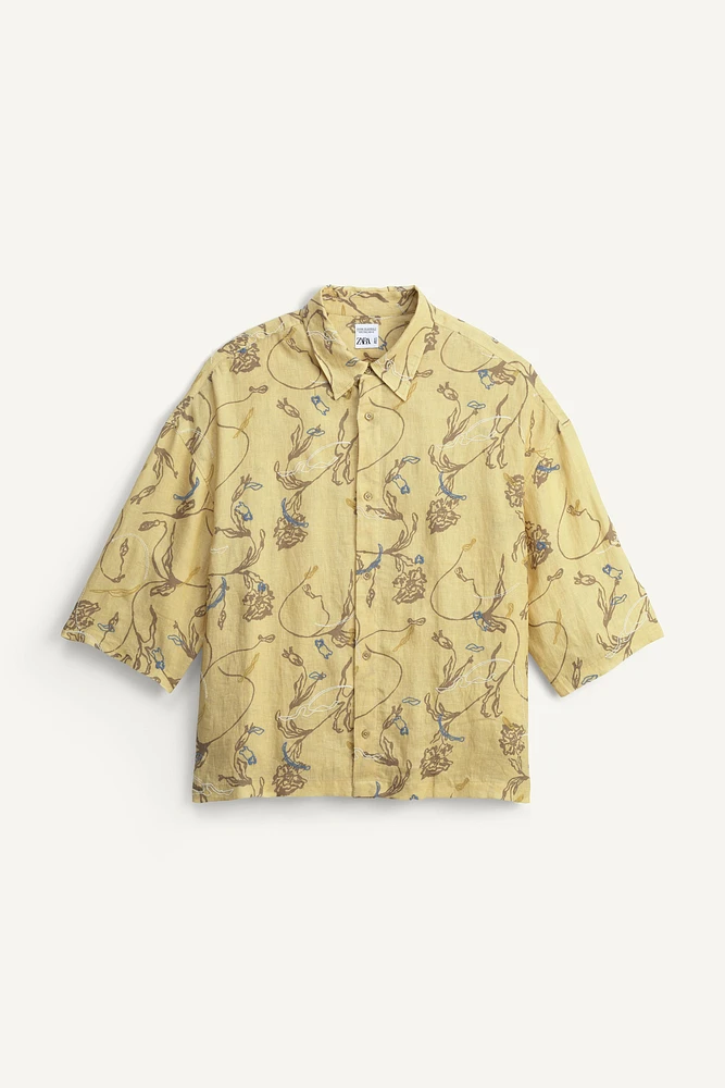 CHEMISE IMPRIMÉE BRODÉE ÉDITION LIMITÉE