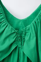 RUFFLED DRESS