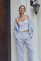CHEMISE STYLE PYJAMA À RAYURES