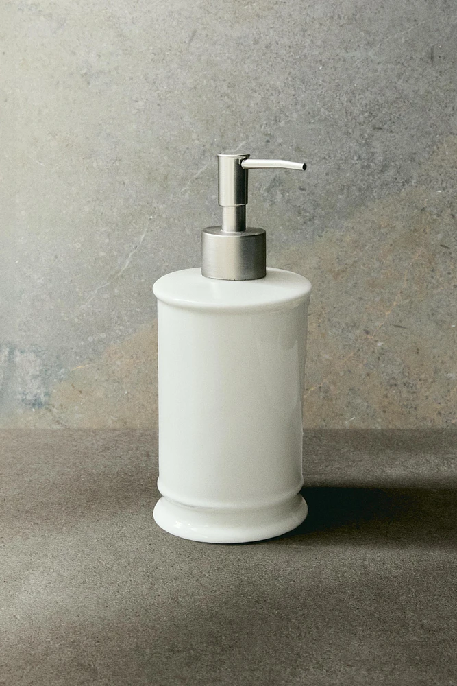 DISTRIBUTEUR SAVON CÉRAMIQUE
