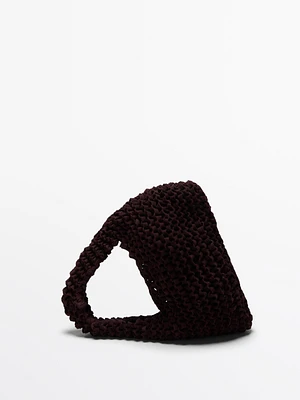 Mini-sac crochet croûte de cuir - Limited Edition