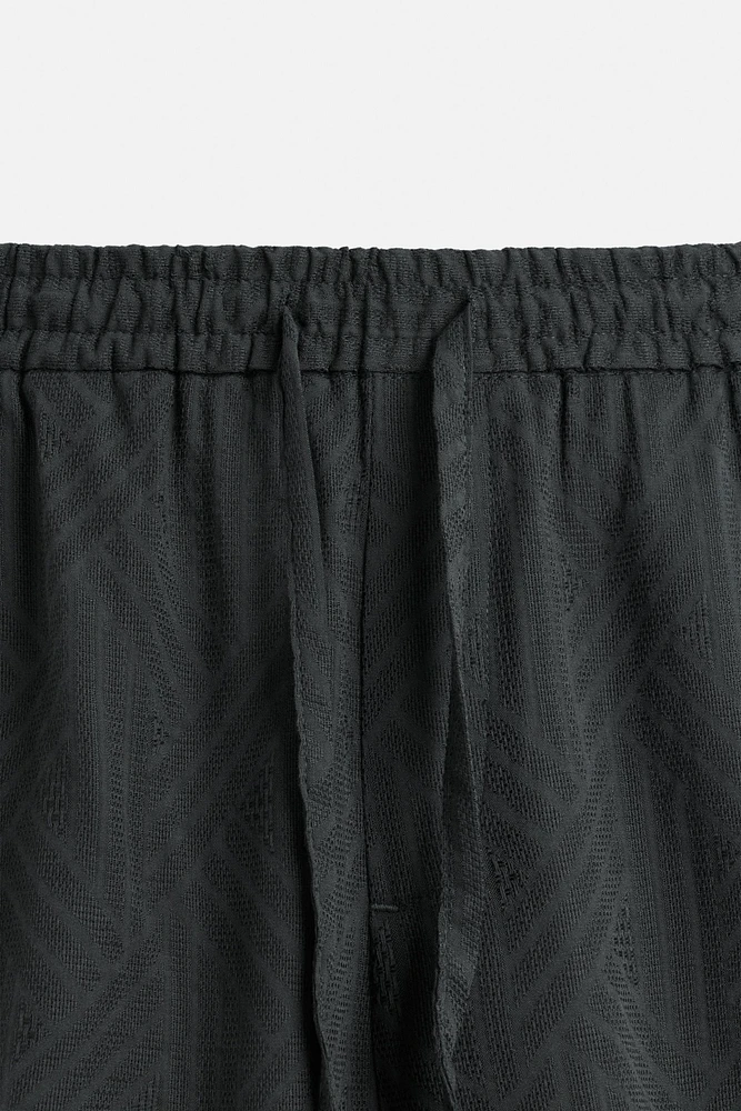 BERMUDA JACQUARD GÉOMÉTRIQUE