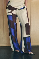 ZW COLLECTION PRINTED PANTS