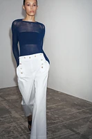 BUTTONED PANTS ZW COLLECTION