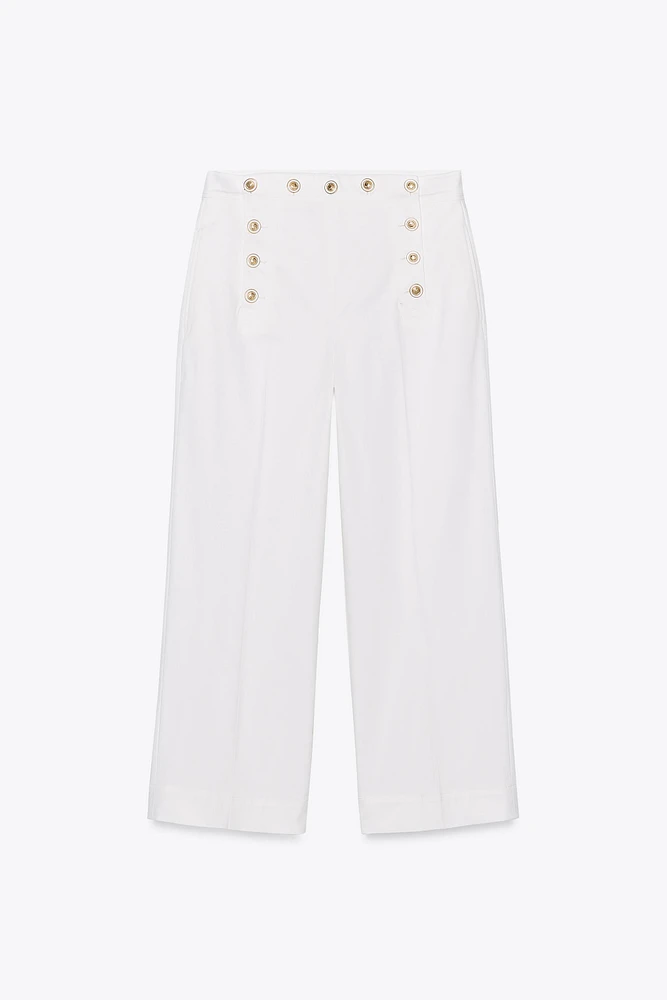 BUTTONED PANTS ZW COLLECTION