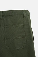 WASHED TEXTURED SHORTS