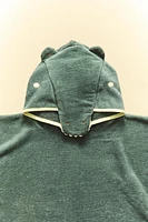 CHILDREN’S VELOUR CROCODILE BEACH PONCHO