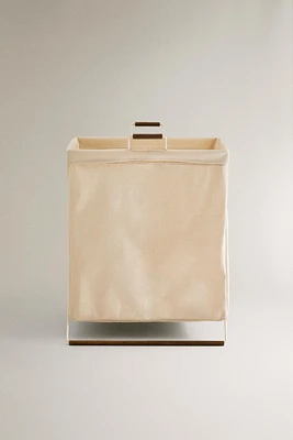 FOLDING DOUBLE LAUNDRY BASKET