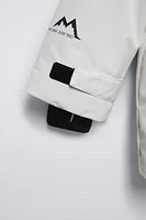 WATER REPELLENT AND WINDPROOF FAUX FUR HOOD SNOW JACKET SKI COLLECTION
