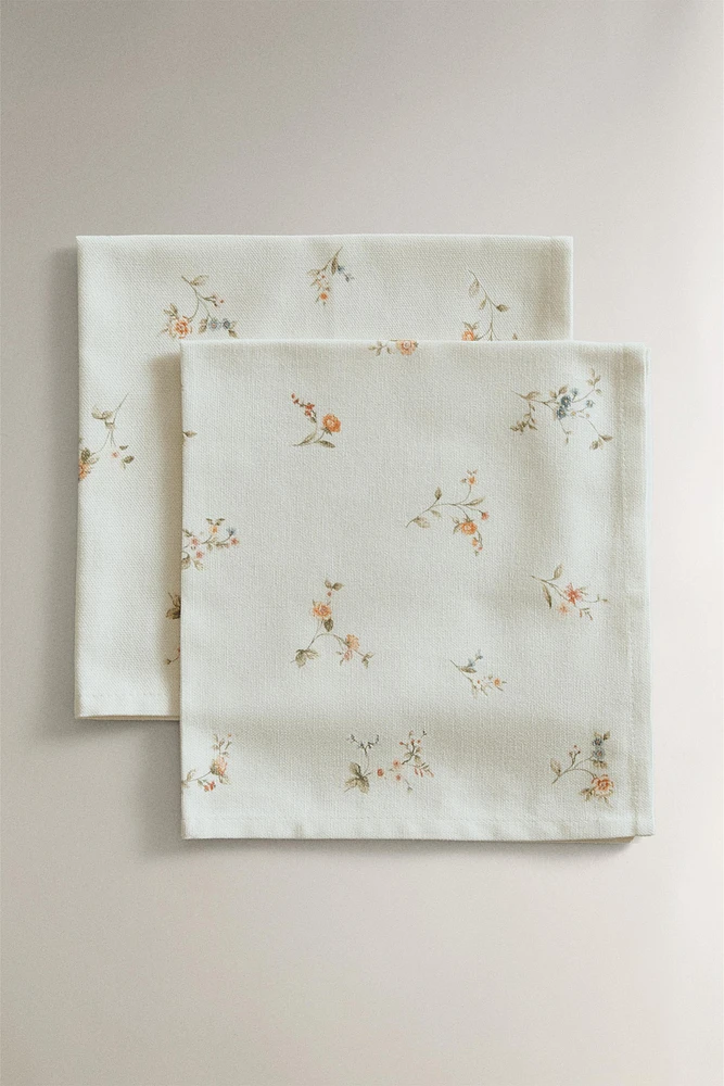 SERVIETTE DE TABLE IMPRIMÉ PETITE FLEUR