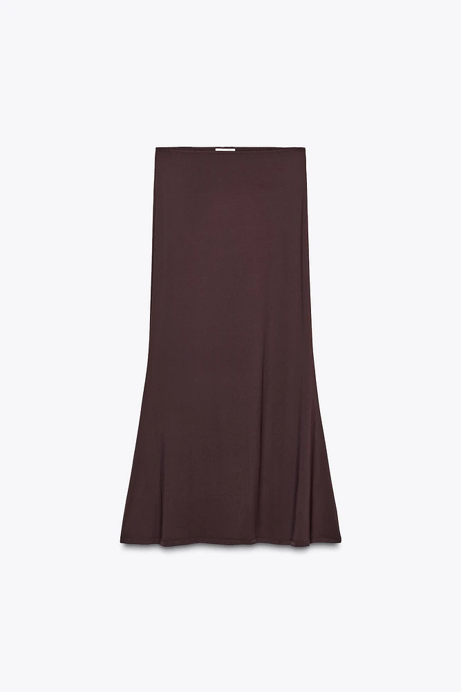 LONG POLYAMIDE SKIRT