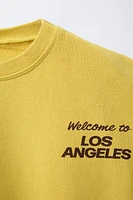 PATCH PRINT SWEATSHIRT
