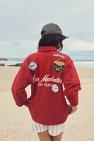 PATCH POLO SWEATSHIRT